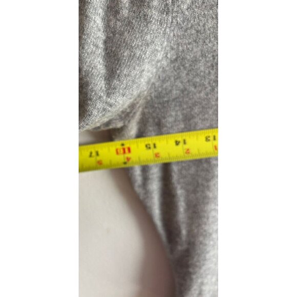 Aqua Cashmere Womens Peplum 3/4 Sleeve Crew Neck Knit Sweater Gray Sz S/L - Picture 5 of 9